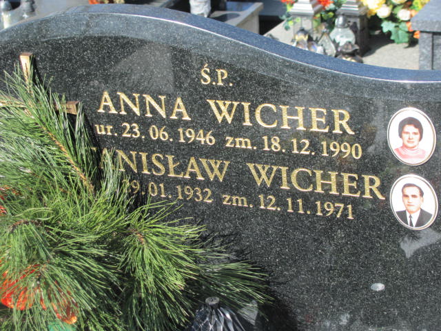Anna Wicher 1946 Biskupice - Grobonet - Wyszukiwarka osób pochowanych