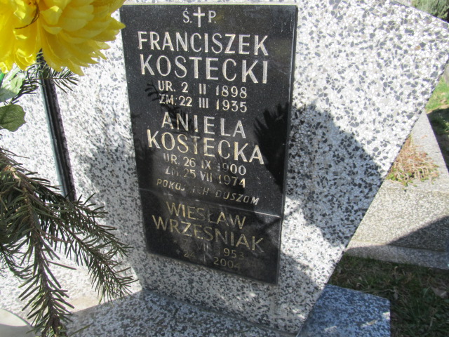 Franciszek Kostecki 1898 Biskupice - Grobonet - Wyszukiwarka osób pochowanych