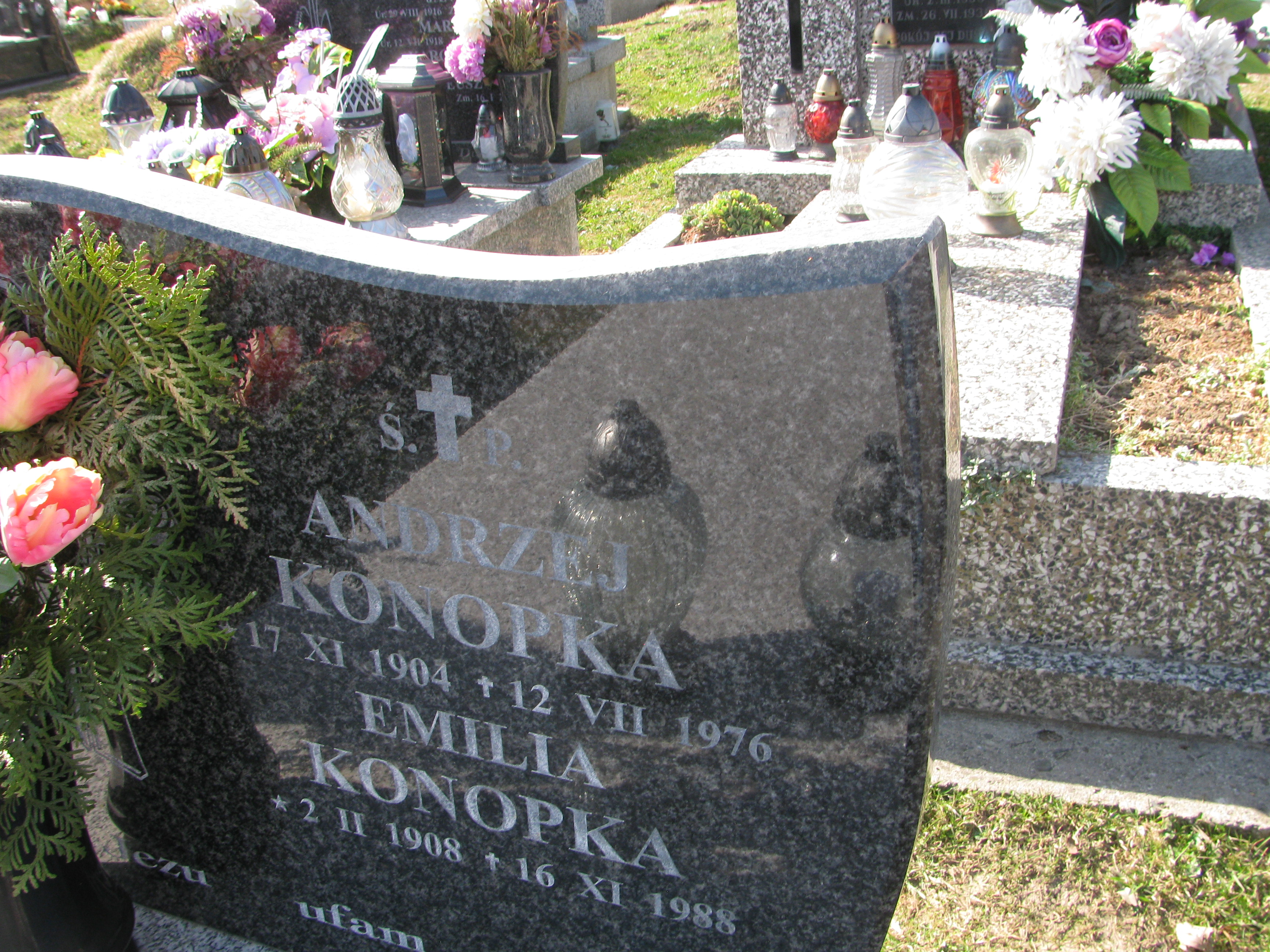 Emilia Konopka 1908 Biskupice - Grobonet - Wyszukiwarka osób pochowanych