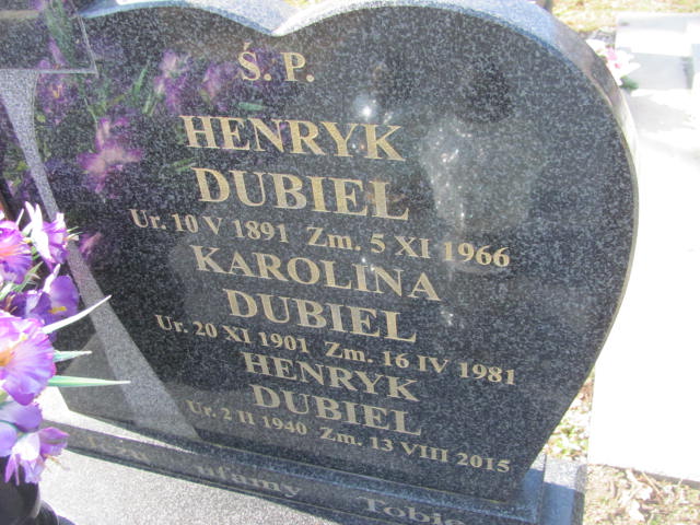 Henryk Dubiel 1940 Biskupice - Grobonet - Wyszukiwarka osób pochowanych
